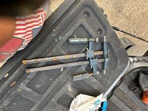 Set of 2 Harbor Freight 12 inch Heavy Duty Quick Release Bar Clamps